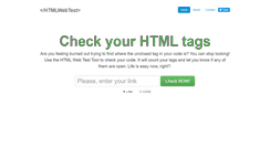Desktop Screenshot of htmlwebtest.com